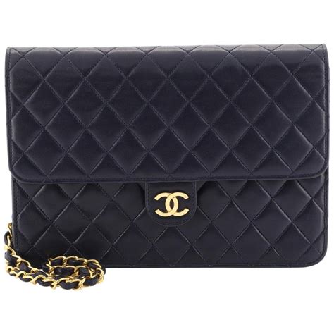 vintage chanel leather clutch|Chanel clutch with chain 2021.